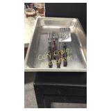 Four Blue plates, Floral Decorative dish with