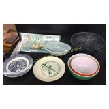 1992 Cloth Calendar Porcelain Plates, Granite