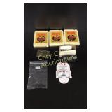 8 Tracks, DMI Belt Buckle, Rada Knife Sharpener,