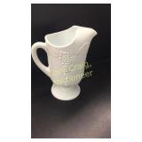 Milk glass Pitcher