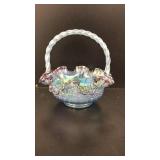 Fenton Carnival Glass Basket