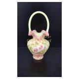 Fenton Hand Painted Basket