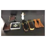 Wood Fork and Spoon, Shoe Brushes, Willow Tree