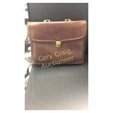 Leather carrying case, Basket made out of metal,