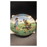 Johnny Appleseed plate, Norman Rockwell plate a