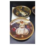 Twelve Norman Rockwell plates assorted scenes