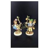 Hummel Goebel Apple Tree Girl And Boy 10" T