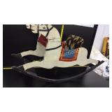 Wood Horse Rocking