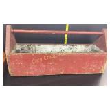 Two Old Tool Carrying boxes and Duck Shelf