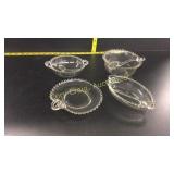 Candlewick Relish Bowls Divided Dish And Plate