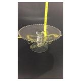 Candlewick cake plate