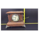 Vintage Waterbury Mantel Clock W/ Key