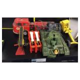 Old Metal Toys 
Texaco Fire Truck, Tank, Road