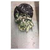 Flocked Pre Lit Garland