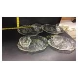 (3) boxes of Vintage Dinner plates with