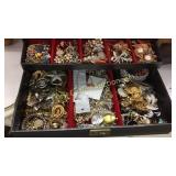 (3) boxes of Assorted Costume Jewelry