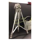 Vintage Watering cans and Tripod leveler