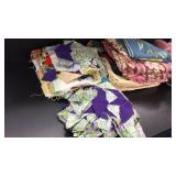 Tote full of assorted material