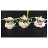 3 R S  Prussia porcelain Creamer & Sugar