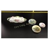 R S Prussia Plate, 3 Small Ornate Plates