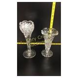 Waterford Crystal Cut Glass Vases
