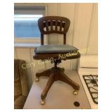 Heavy Wood Office Chair