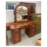 Antique Dresser With Mirror