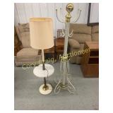 Floor Lamp and Coat Rack