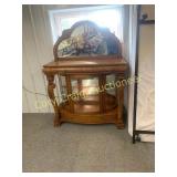 Sideboard & Mirror lighted Glass Shelves