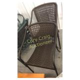 2 Out Door Chairs Brown