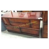Cherry Dresser With Mirror