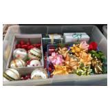 (3) totes of Assorted Christmas
