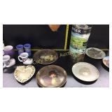 Plates, Tin, Coffee Cup Coconut Bird House