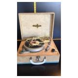 Old Vintage Record Player Olympic plays 15, 33,