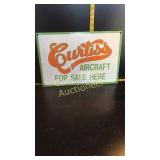 Porcelain Enamel Curtis Aircraft For Sale Here 1