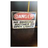 Porcelain enamel 14 x 20 Danger