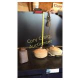 Brass Cast Doorbell , Cow bell, two canteens Boy