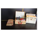 Childs Stove, Doll clothes, Pinball game,