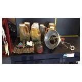 Box of Misc hardware, nut driver set, rain