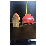 Unfinished birdhouse and wall mount mail Collector