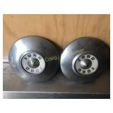 (2) Old Ford Hub Caps
