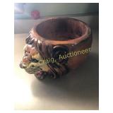 Old Bowl w/ Lions Head