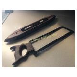 Old meat saw & Rug loom attachment