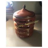 Vintage Stack Cannister Set