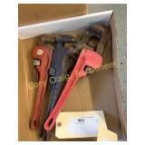 Four Pipe Wrenches
