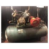 Large Shop Air Compressor, 10 hp., 1 phase