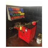 Shop Vise w/stand, Bin Caddy