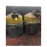 (2) Poly Solvent Tanks