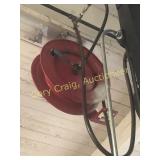 Air Hose Reel w/ Hose, (Red)
