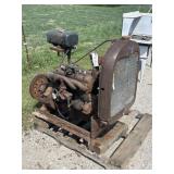 Engine on stand